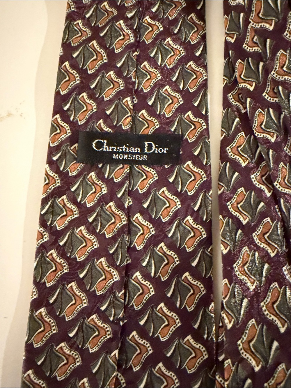 YSL and Dior luxury brand vintage neck ties - Picture 4 of 7